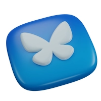 Bluesky Icon