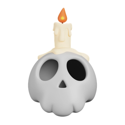 Skull candle Icon Preview